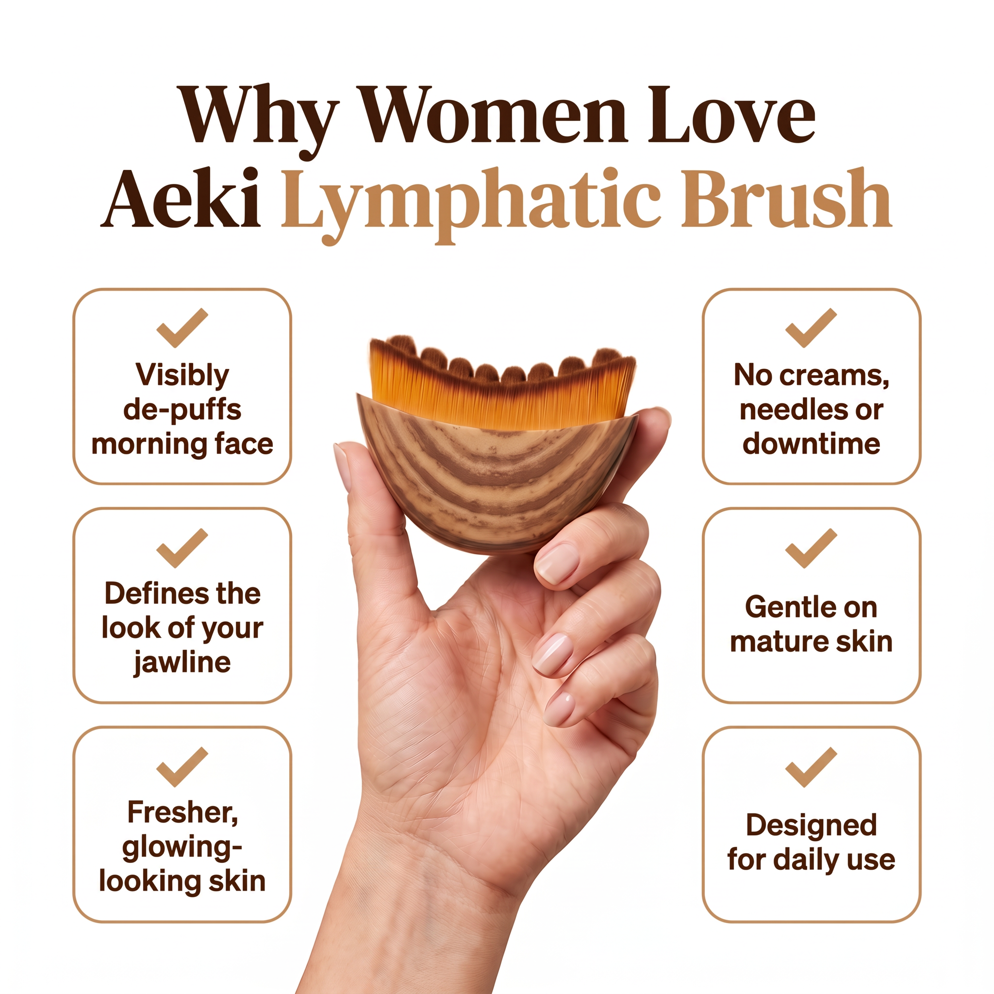 Aeki Lymphatic Face Brush