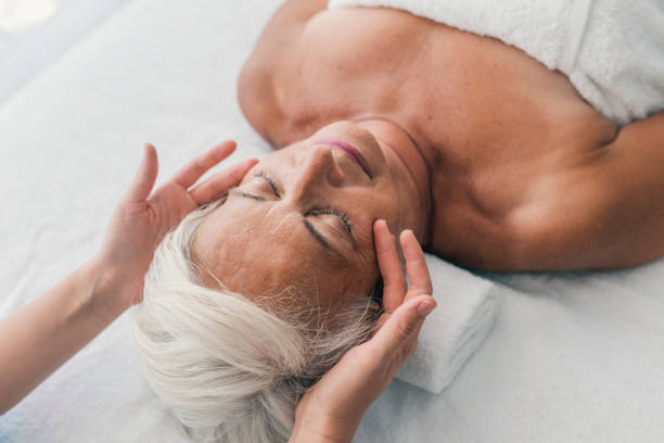 Professional facial massage